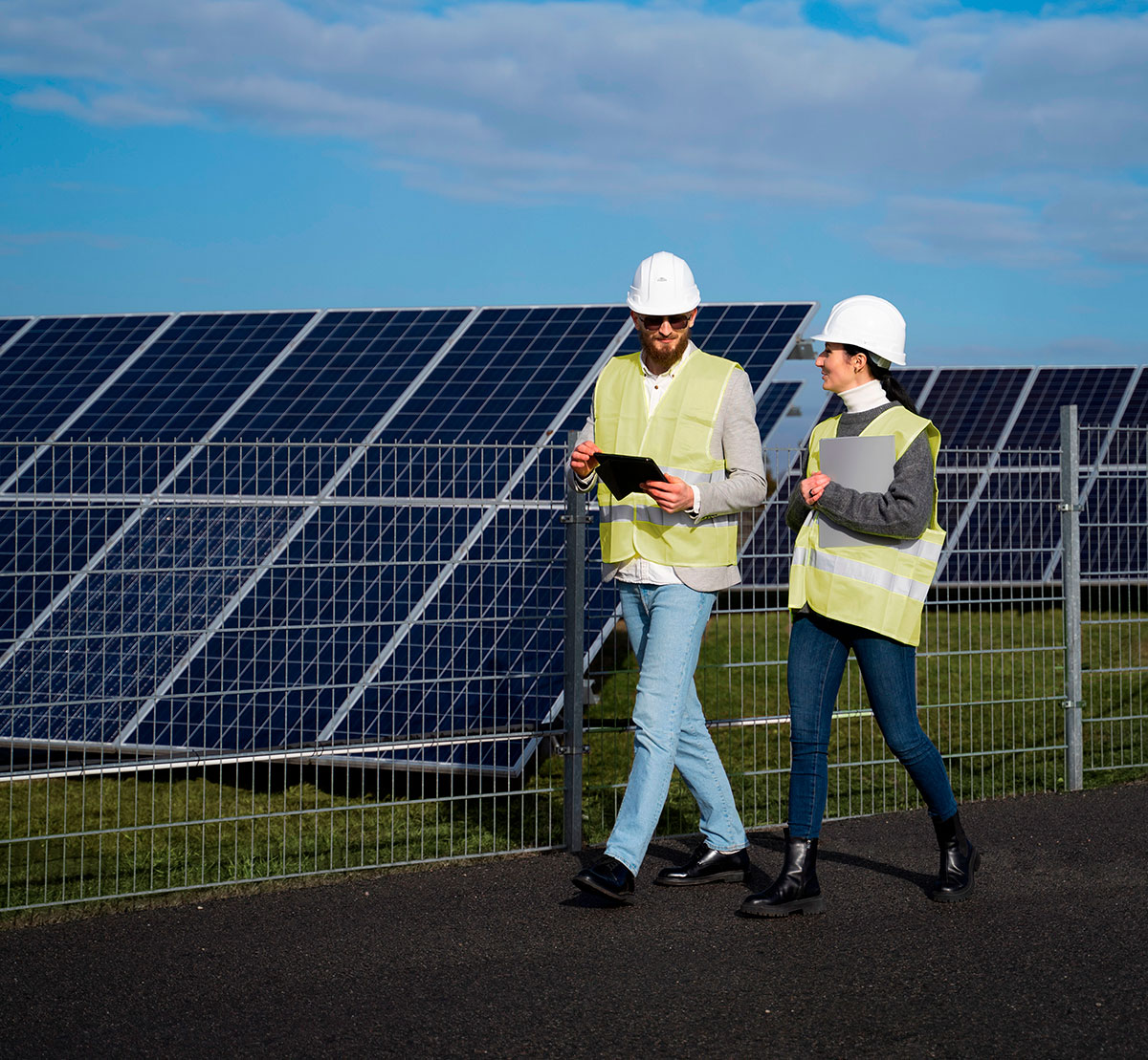 Cercamentos para os Painéis Fotovoltaicos